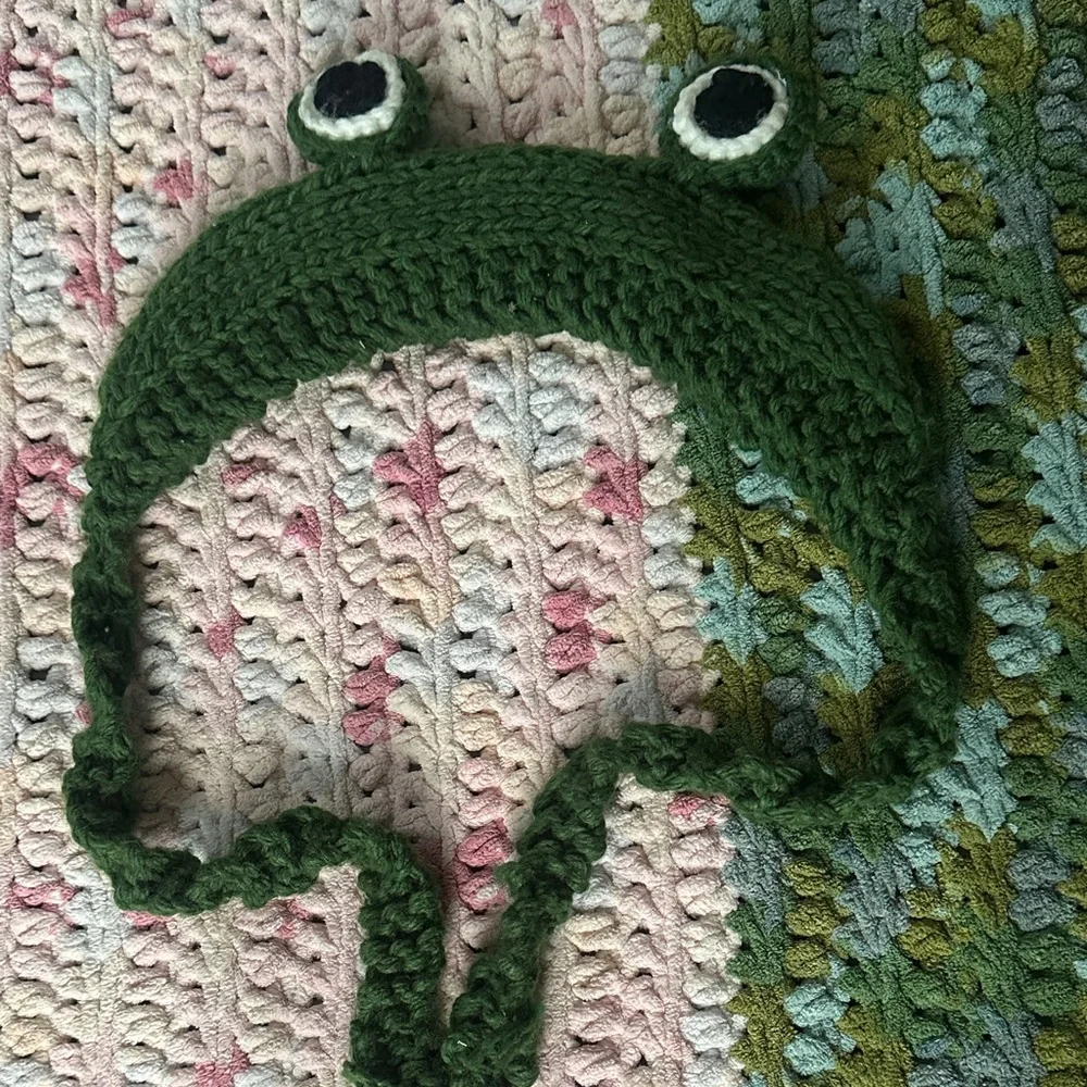 SHEIN Green Frog Kids Costume Hat